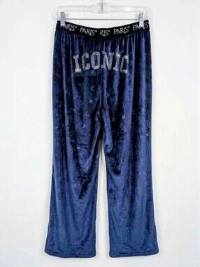 Paris Hilton Iconic Velour Y2K PJ Pants - Navy M